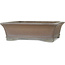 Pot à bonsaï rectangulaire non émaillé de Gyouzan - 450 x 395 x 137 mm