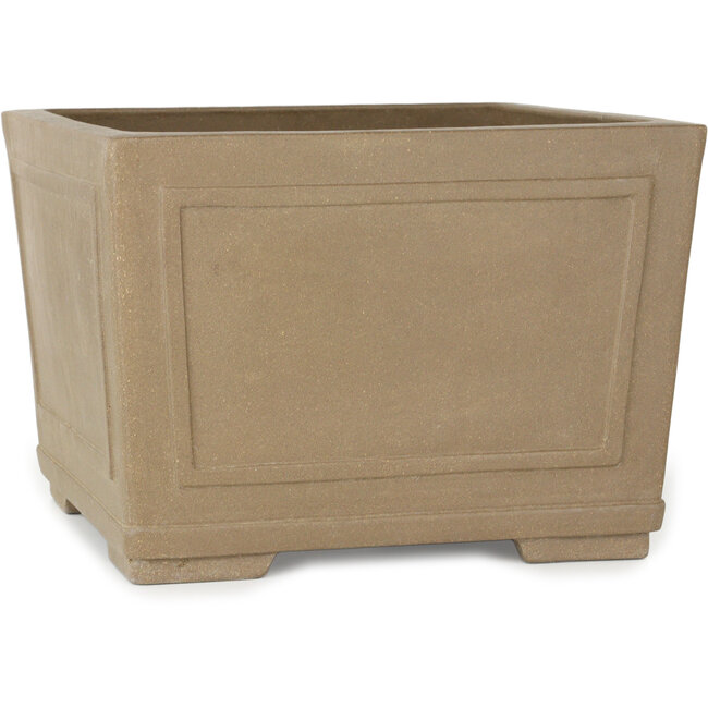 Maceta cuadrada sin esmaltar para bonsái - 285 x 285 x 203 mm
