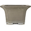 Square unglazed bonsai pot - 335 x 335 x 205 mm