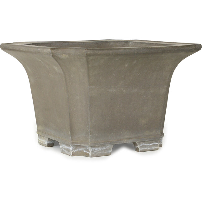 Vaso bonsai quadrato non smaltato - 335 x 335 x 205 mm