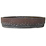 Ronde ongeglazuurde bonsaipot in drumpot-stijl - 455 x 455 x 93 mm