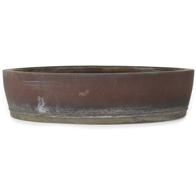 Round unglazed bonsai pot - 395 x 395 x 95 mm