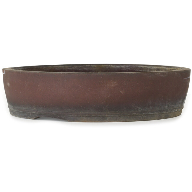 Runder unglasierter Bonsai-Topf - 395 x 395 x 95 mm