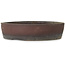 Round unglazed bonsai pot - 395 x 395 x 95 mm