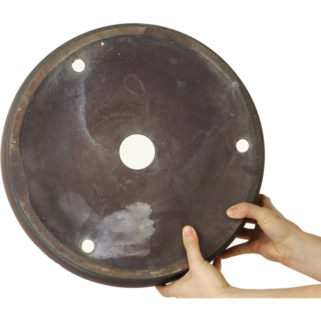 Pot à bonsaï rond non émaillé - 395 x 395 x 95 mm