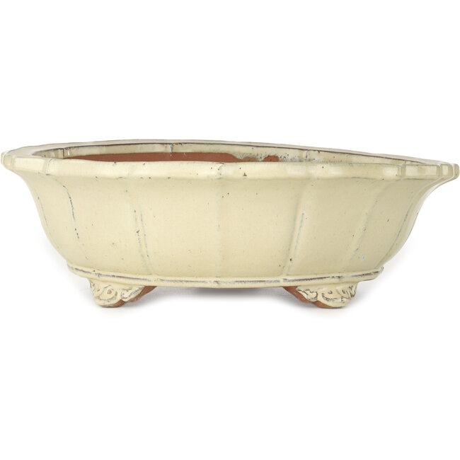 Maceta para bonsái Lotus beige - 440 x 440 x 135 mm