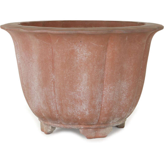 Lotus unglazed bonsai pot - 310 x 310 x 205 mm