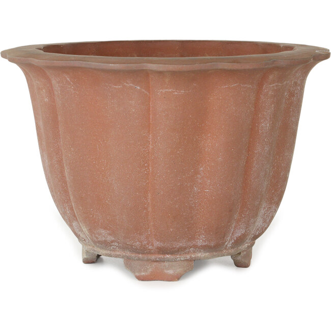 Lotus unglazed bonsai pot - 310 x 310 x 205 mm