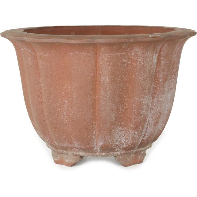 Lotus unglazed bonsai pot - 310 x 310 x 205 mm