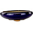 Pot à bonsaï rond bleu foncé - 410 x 410 x 105 mm