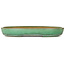 Oval green bonsai pot by Yamafusa - 465 x 320 x 58 mm