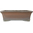 Vaso bonsai rettangolare non smaltato di Gyouzan - 450 x 395 x 137 mm