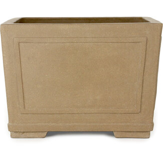 285 mm square unglazed pot from Japan