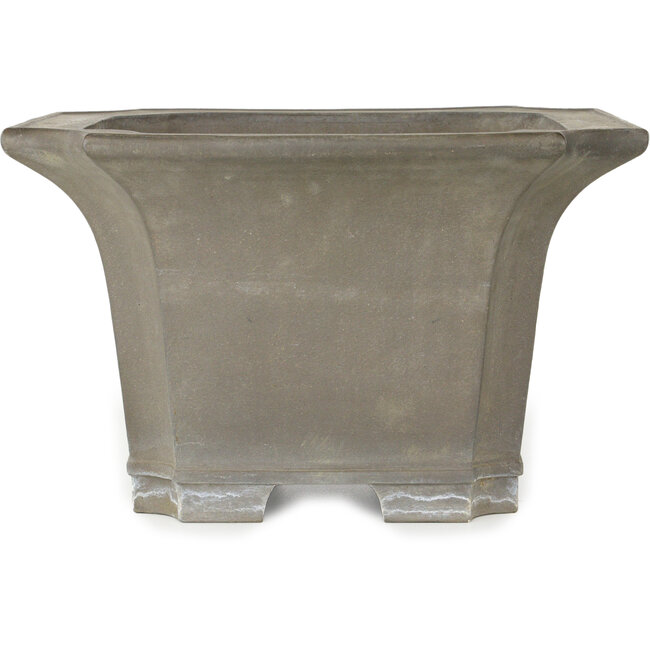 Maceta cuadrada sin esmaltar para bonsái - 335 x 335 x 205 mm