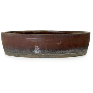 395 mm ronde ongeglazuurde pot uit Japan
