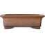 Pot à bonsaï rectangulaire non émaillé de Gyouzan - 430 x 385 x 125 mm
