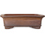 Rectangular unglazed bonsai pot by Gyouzan - 430 x 385 x 125 mm