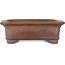 Pot à bonsaï rectangulaire non émaillé de Gyouzan - 430 x 385 x 125 mm