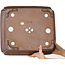 Maceta rectangular sin esmaltar para bonsái de Gyouzan - 430 x 385 x 125 mm