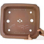 Pot à bonsaï rectangulaire non émaillé de Gyouzan - 430 x 385 x 125 mm