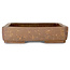 Pot à bonsaï rectangulaire non émaillé par Heian Kosen - 460 x 320 x 78 mm