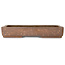 Maceta rectangular para bonsái sin esmaltar de Heian Kosen - 460 x 320 x 78 mm