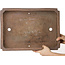 Rectangular unglazed bonsai pot by Heian Kosen - 460 x 320 x 78 mm