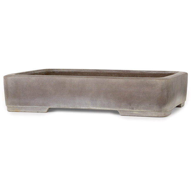 Rectangular unglazed bonsai pot - 445 x 310 x 95 mm