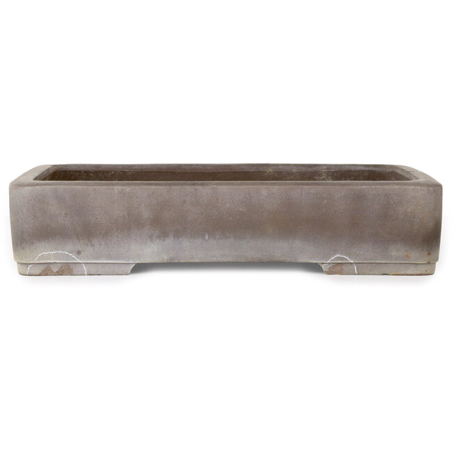 Rectangular unglazed bonsai pot - 445 x 310 x 95 mm