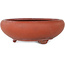 Maceta redonda sin esmaltar para bonsái - 210 x 210 x 73 mm