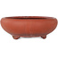 Round unglazed bonsai pot - 210 x 210 x 73 mm