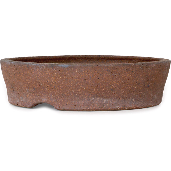 Ronde ongeglazuurde bonsaipot - 268 x 268 x 70 mm