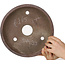 Ronde ongeglazuurde bonsaipot - 268 x 268 x 70 mm