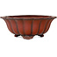Lotus unglazed bonsai pot by Bigei - 250 x 250 x 90 mm