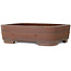 Maceta rectangular sin esmaltar para bonsái de Keizan - 377 x 298 x 105 mm