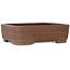 Pot à bonsaï rectangulaire non émaillé de Keizan - 377 x 298 x 105 mm