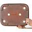 Pot à bonsaï rectangulaire non émaillé de Keizan - 377 x 298 x 105 mm
