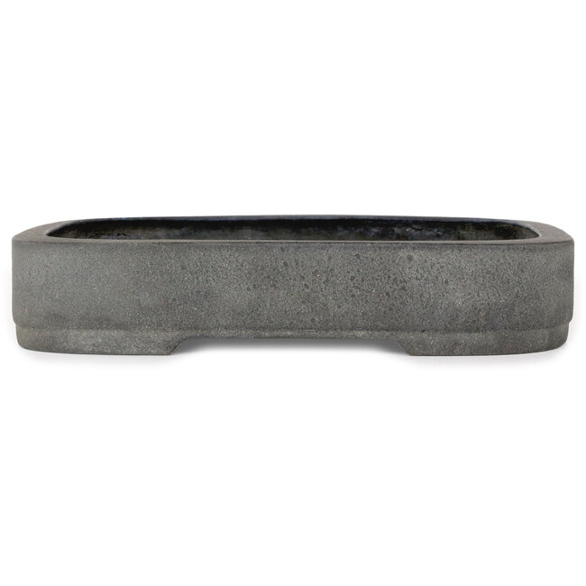 Pot à bonsaï ovale non émaillé - 305 x 240 x 55 mm