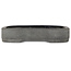 Ovale ongeglazuurde bonsaipot - 305 x 240 x 55 mm