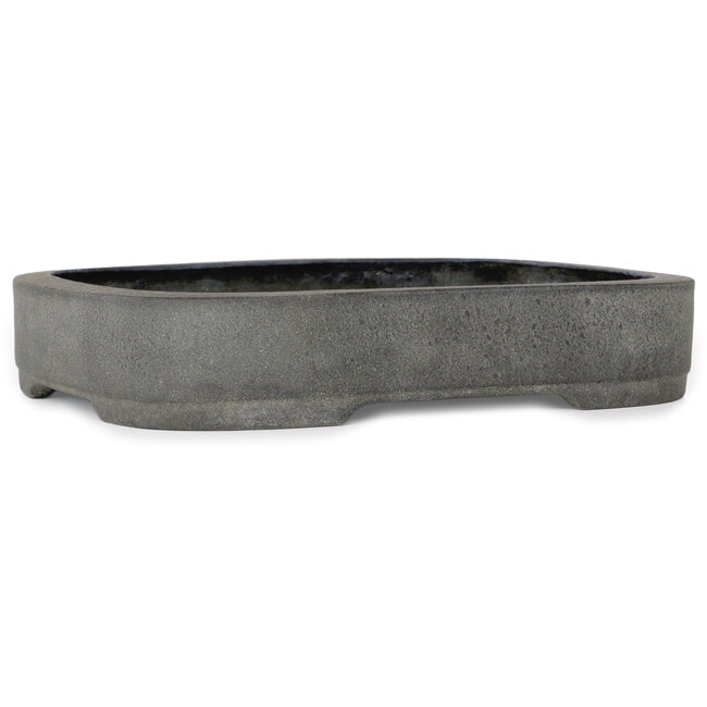 Ovale ongeglazuurde bonsaipot - 305 x 240 x 55 mm