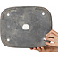 Pot à bonsaï ovale non émaillé - 305 x 240 x 55 mm