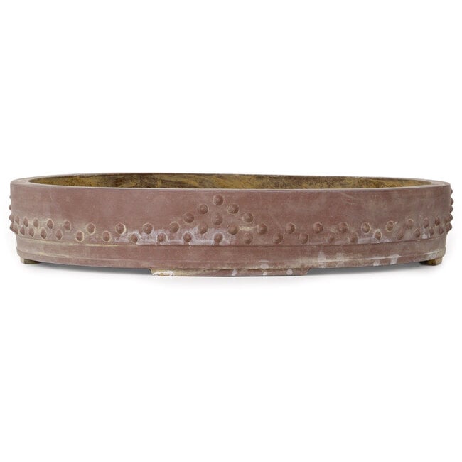 Runder unglasierter Bonsai-Topf - 495 x 495 x 86 mm