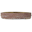 Round unglazed bonsai pot - 495 x 495 x 86 mm