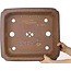 Maceta rectangular sin esmaltar para bonsái de Gyouzan - 467 x 422 x 125 mm