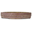 Round unglazed bonsai pot - 495 x 495 x 86 mm