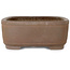 Pot à bonsaï rectangulaire non émaillé de Yamaaki Koshosen (première génération) - 405 x 308 x 122 mm