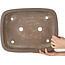 Pot à bonsaï rectangulaire non émaillé de Yamaaki Koshosen (première génération) - 405 x 308 x 122 mm