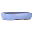 Vaso bonsai ovale azzurro di Yamafusa - 280 x 210 x 55 mm
