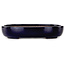 Pot à bonsaï ovale bleu foncé de Yamafusa - 210 x 165 x 40 mm