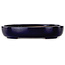Ovale donkerblauwe bonsaipot van Yamafusa - 210 x 165 x 40 mm